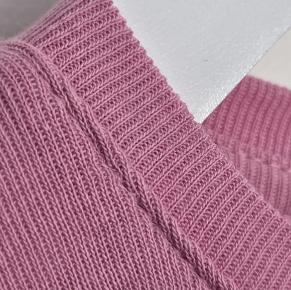 Talbots Bateau Neck Plus Size 2X Pink 3/4 Sleeve 100% Pima Cotton Tee Top - Picture 3 of 7